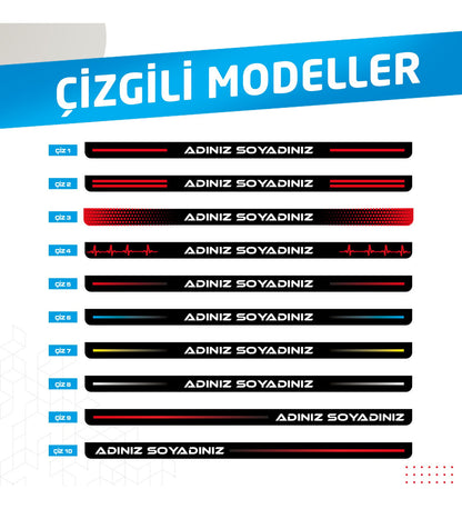 Kişiselleştirilmiş Plakalık Seti